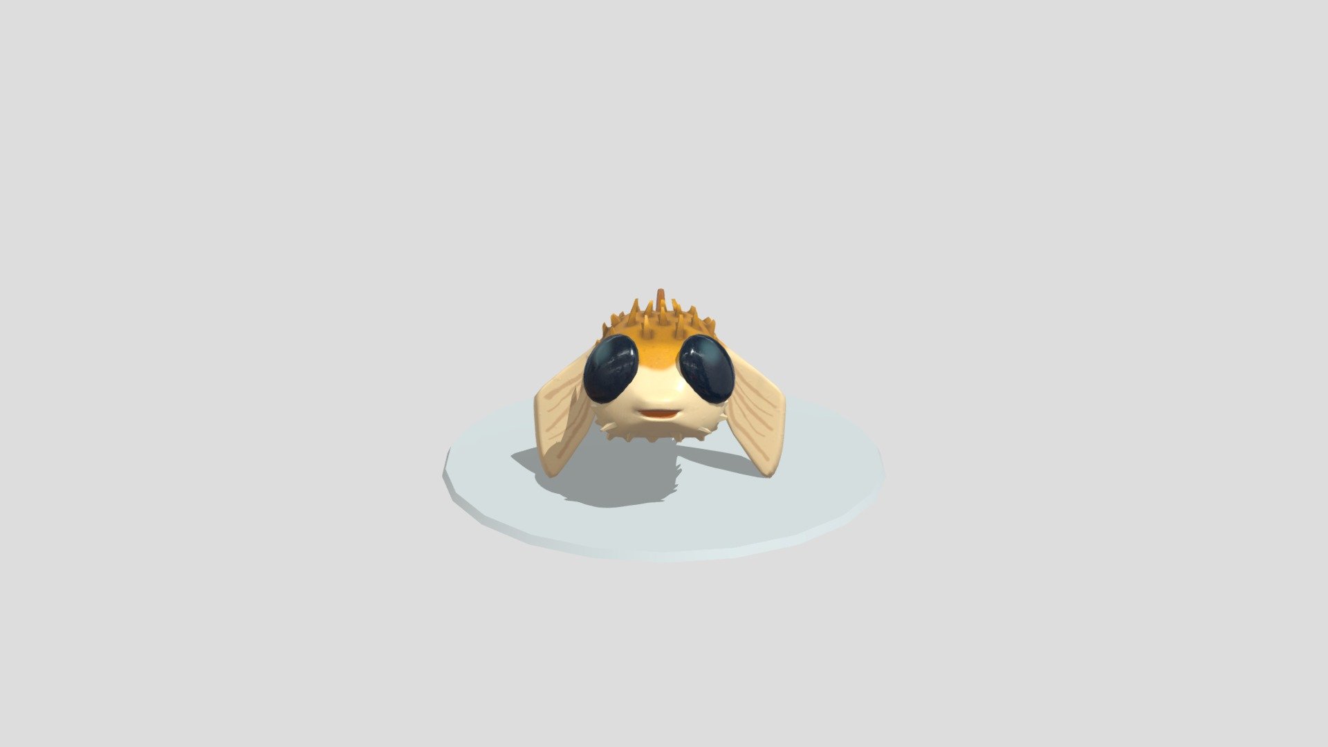 pufferfish_creature - 3D model by Low_Poly_Student [654f607] - Sketchfab