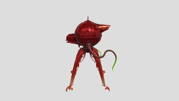 My Custom Martian War Machine 3D Model