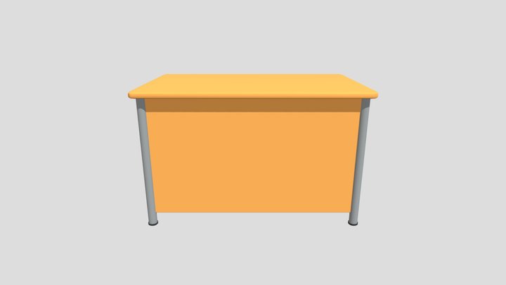 teacher desk 3D Model