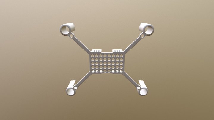 Quadcopter Chassis Mark 1 3D Model