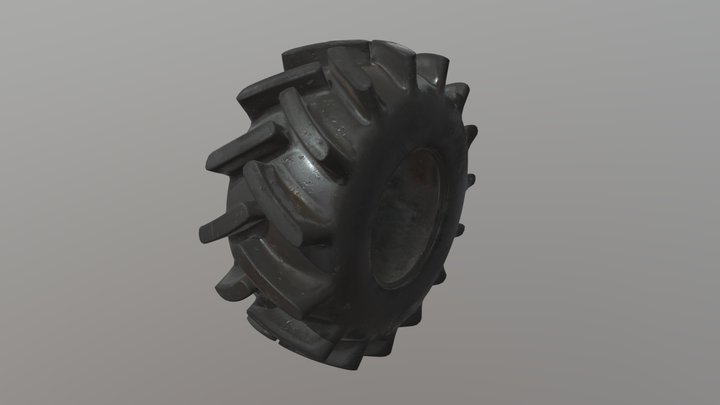 tractor_tire, NoAI 3D Model