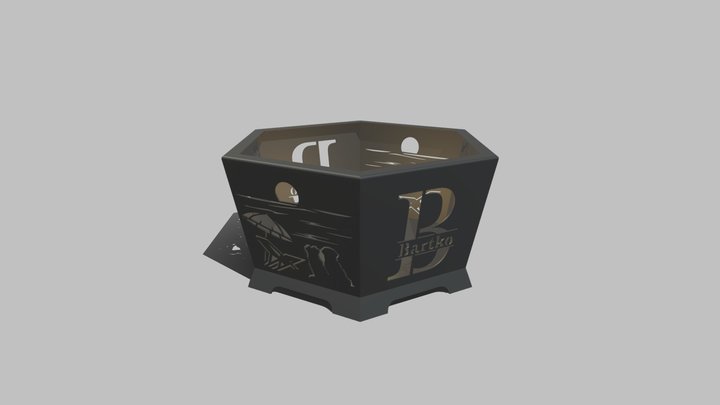 30in Texas Hex 3D Model