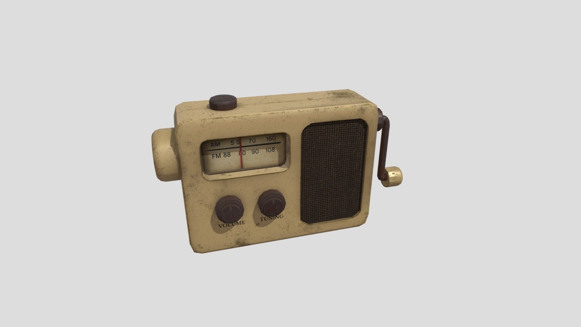 hand crank radio with light - 3D model by bangguo he (@747129987hbg ...