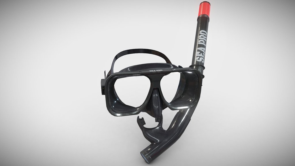 Scuba Goggles And Snorkel