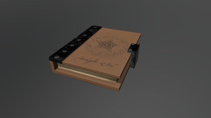 Magic Book 3D Model