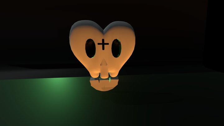 Heart skeleton 3d character 3D Model