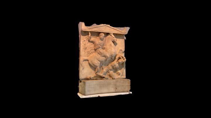 Grave Stele of Dexileos, Son of Lysanias 3D Model