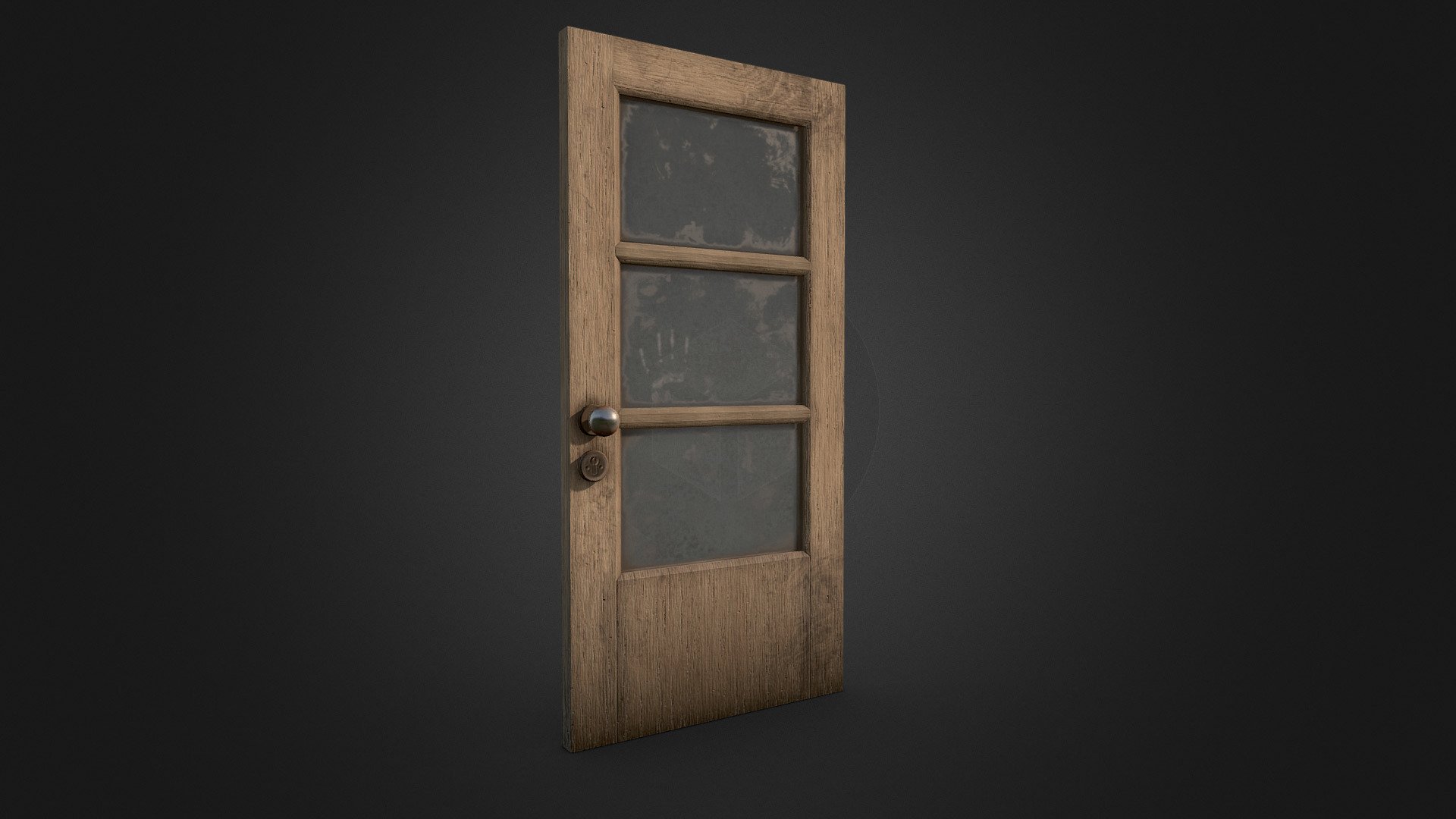 Weathered Wooden Door | GameReady - Download Free 3D model by Mark ...