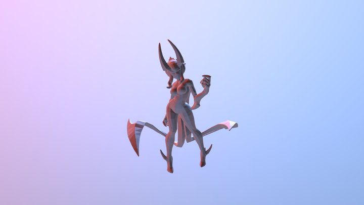 Evelynn League of Legends 3D Model