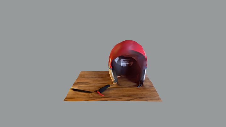 Rossignol race ski helmet 3D Model