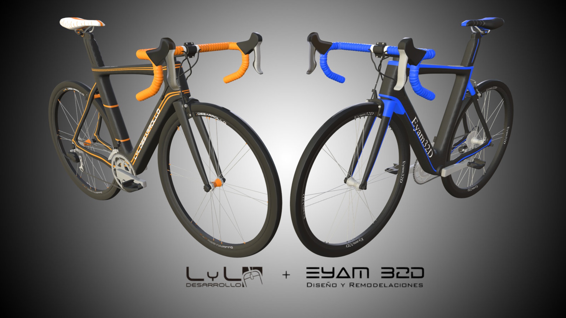 3D model Bicicletas LyLdesarrollo y Eyam32D - This is a 3D model of the Bicicletas LyLdesarrollo y Eyam32D. The 3D model is about diagram.