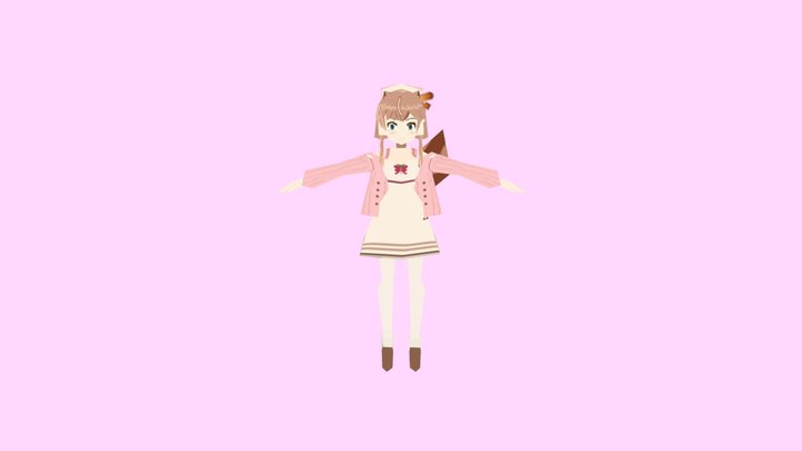 Ayunda Risu (Hololive) 3D Model