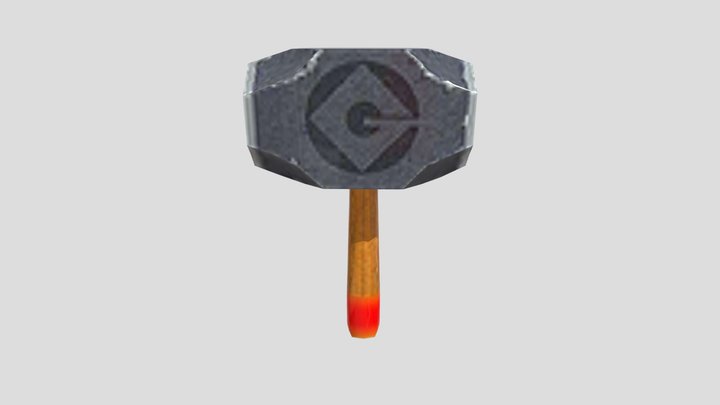 Mobile - Despicable Me Minion Rush - Hammer 3D Model