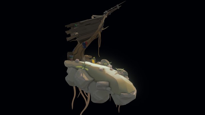 TreasurePlanet treehouse -Exam Sculpting- 3D Model