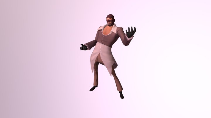 KOF-Inspired Spy Jacket 3D Model