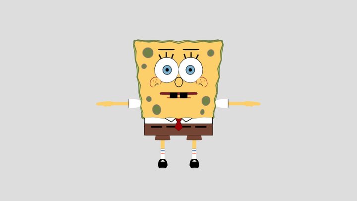 (UPDATED) Classic SpongeBob TSCP – Modelo 3D gratuito STL