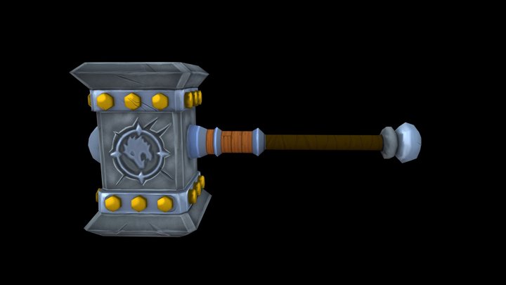 Doomhammer Fan Art 3D Model
