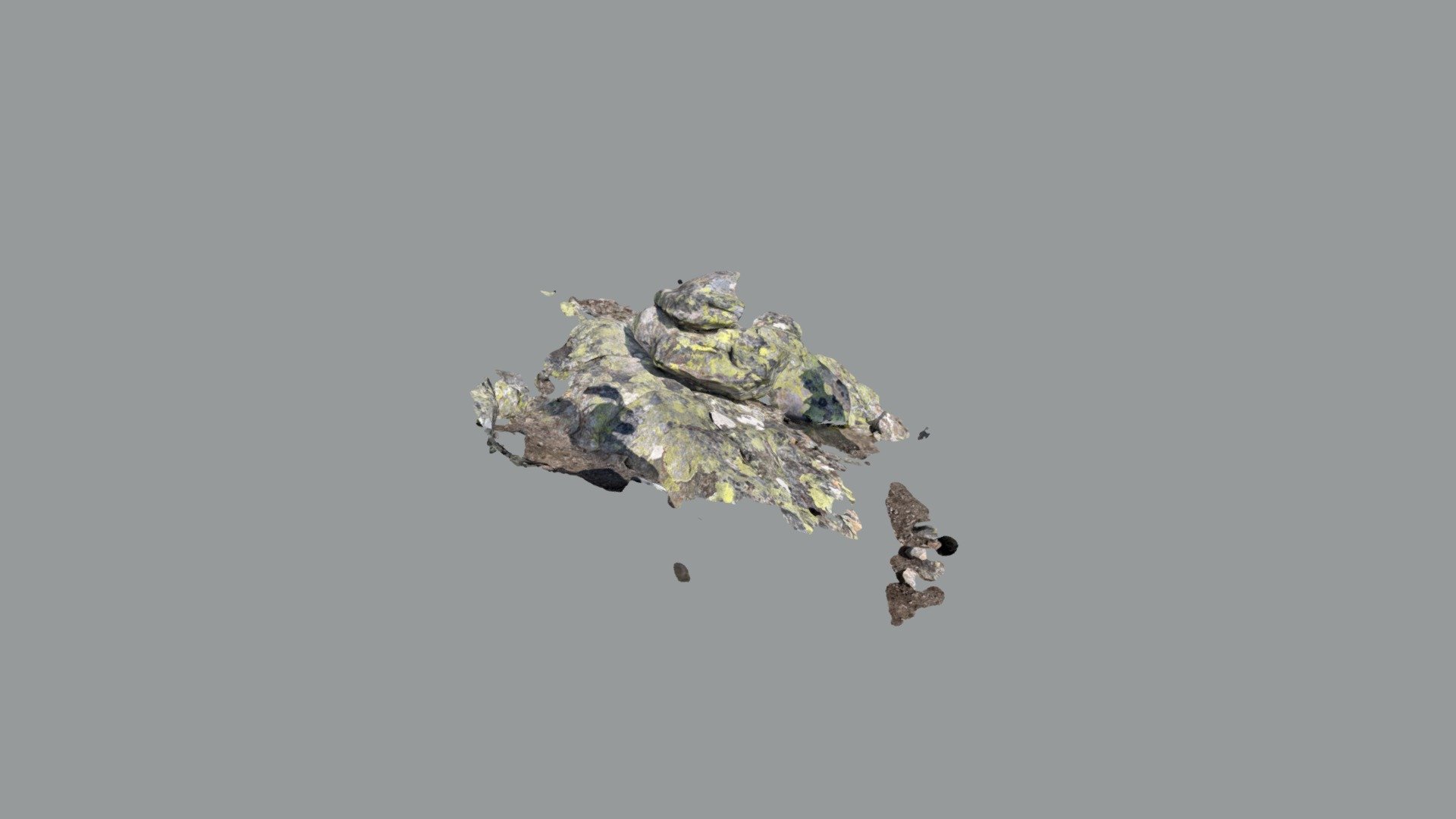 Rocks with lichen