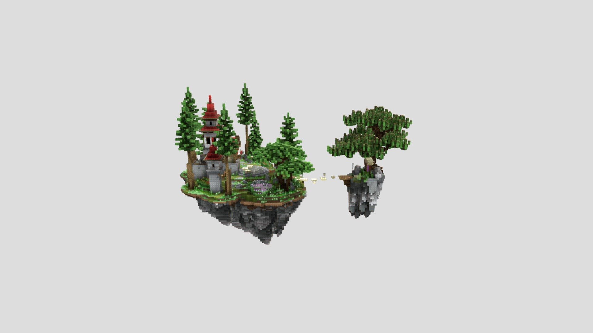 ForestManorSkyblockSpawn.schematic - 3D model by PixelMine [655b319 ...