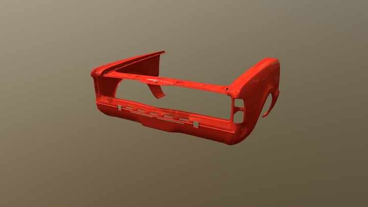 Taunus Front Panel 3D Model