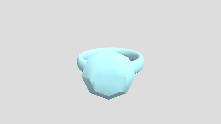 Diamond Ring (1) 3D Model