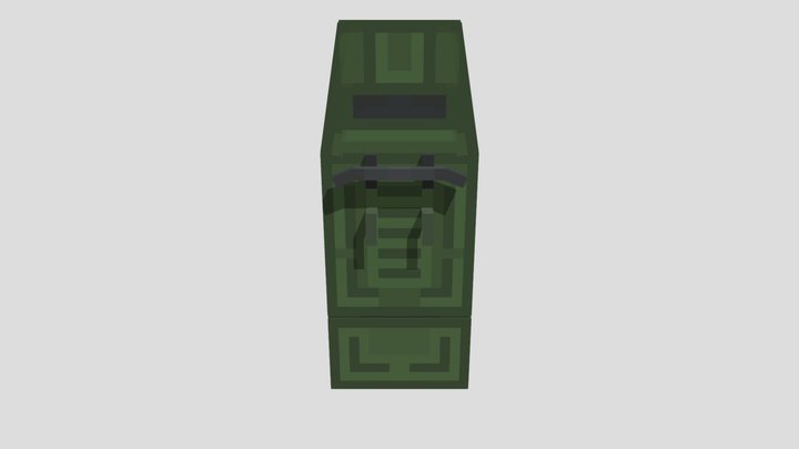 Russian Ballistic Shield 3D Model