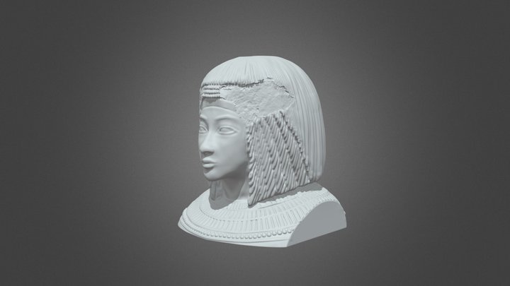 EGYPTIAN_HEAD_v5_sketchfab 3D Model