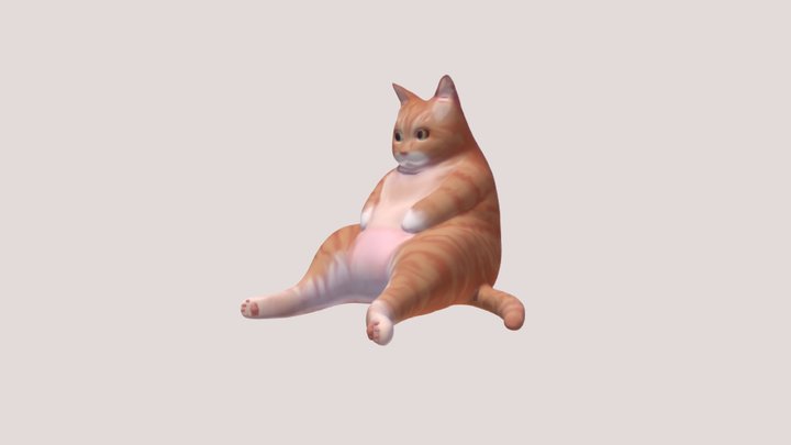 Cat 3D Model