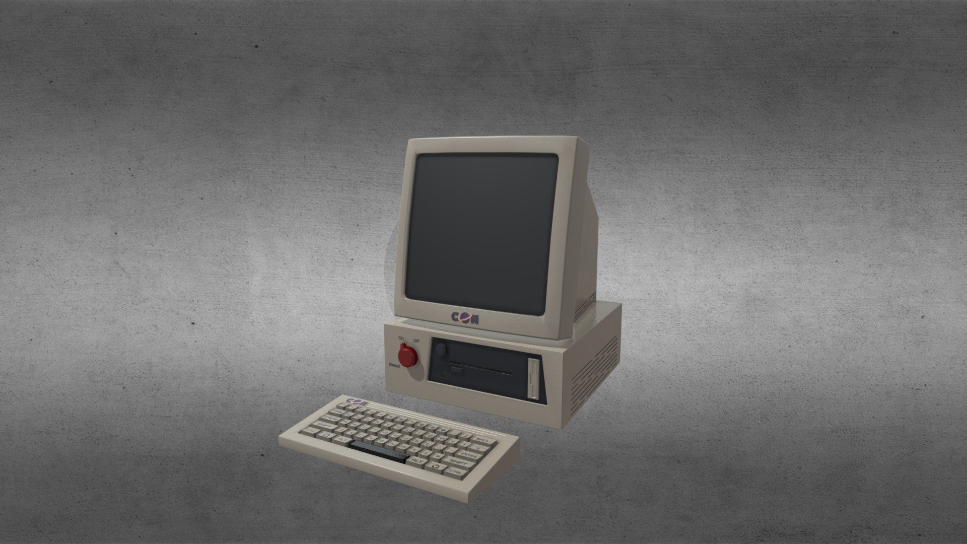 Computer Terminal - 3D model by Patrick Gallagher (@gallagherpat ...