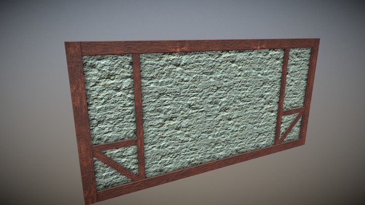 Medieval wall 3D Model