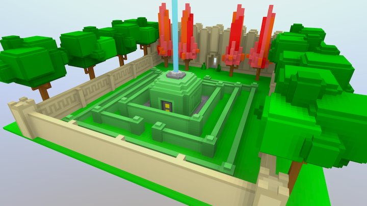 Walled Garden 3D Model