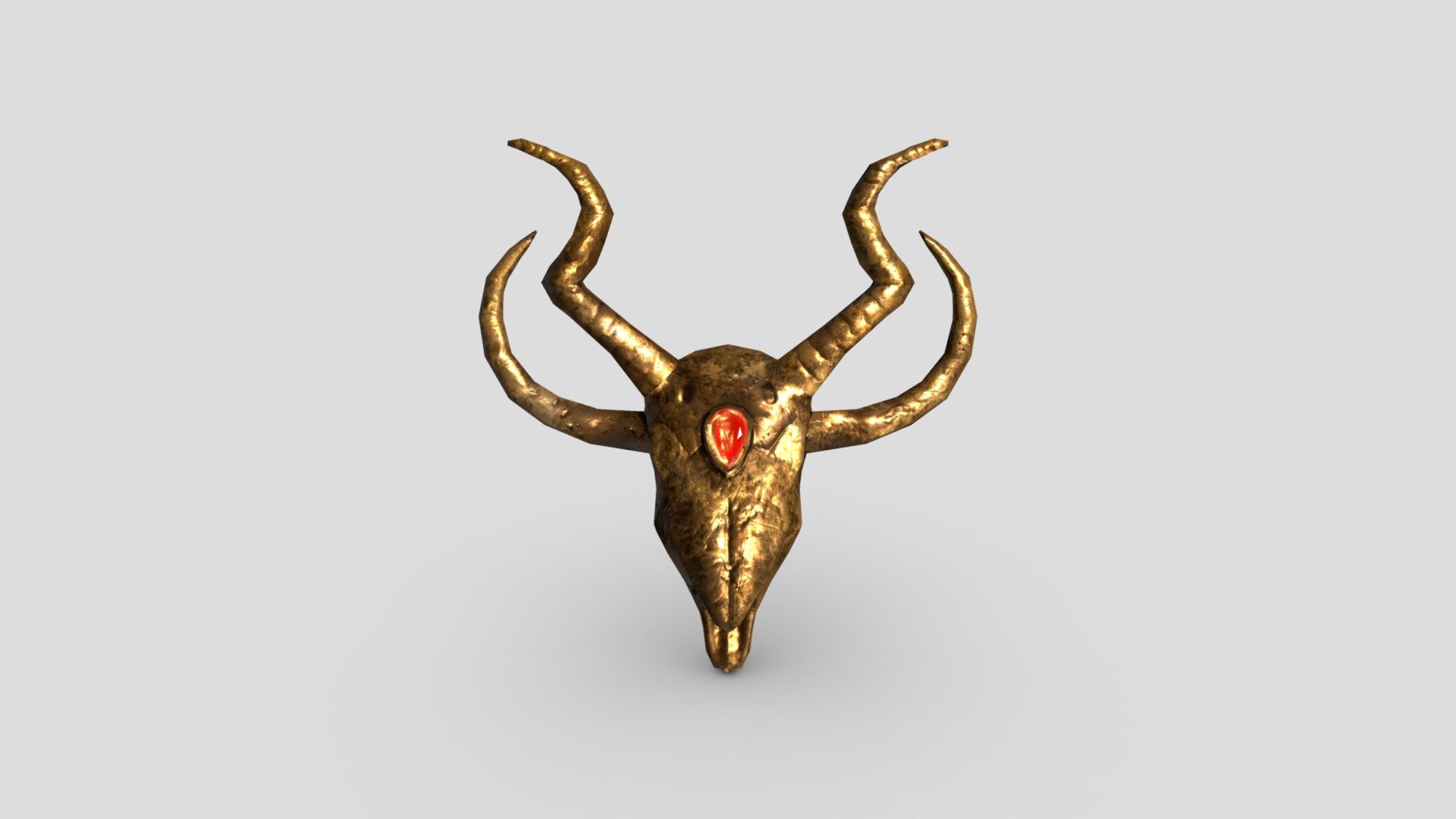 Golden Goat Pendant