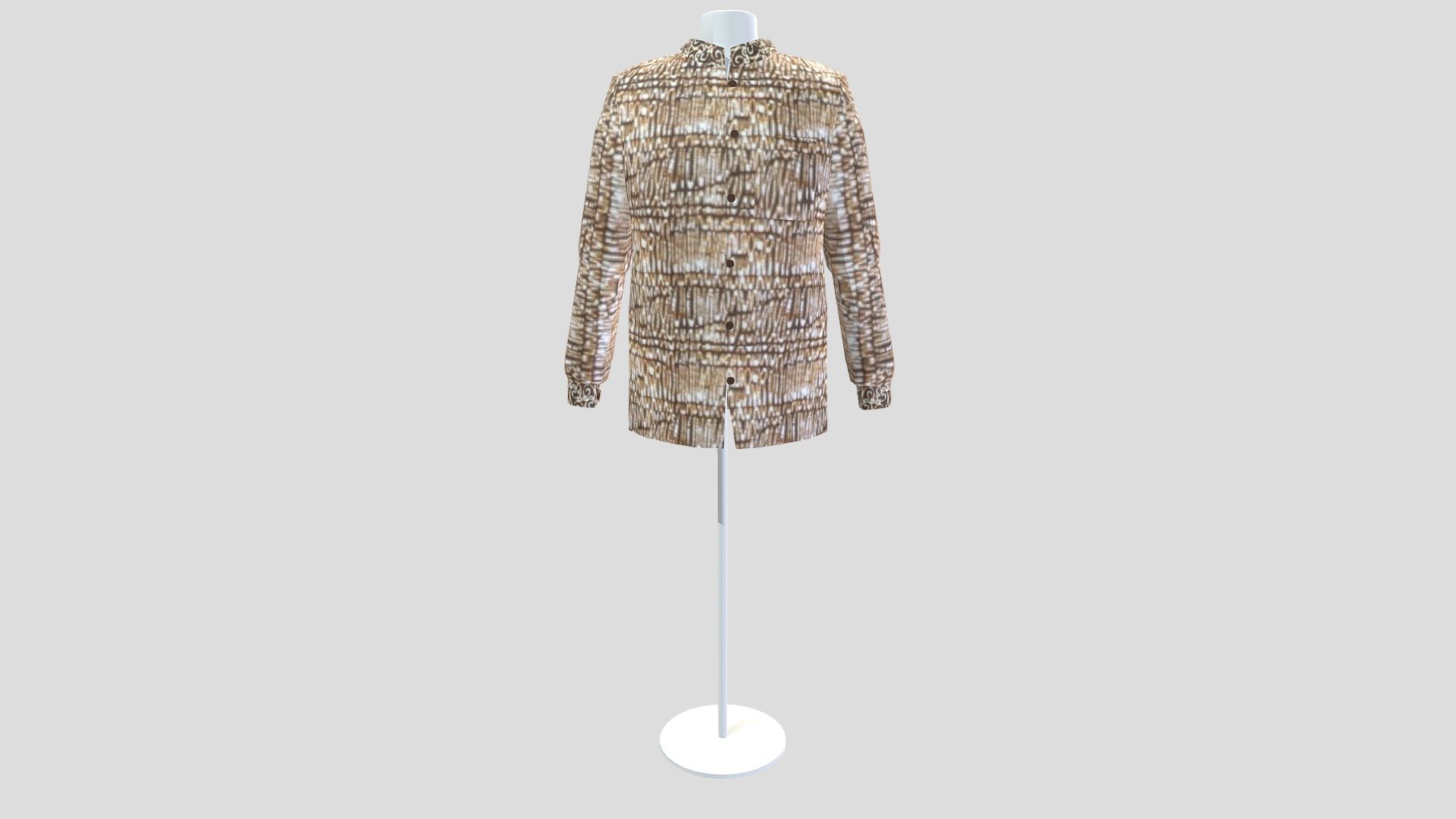 KEMEJA BATIK LELAKI COTTON LENGAN PANJANG