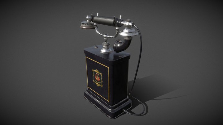 Telephone Vintage 3D Model