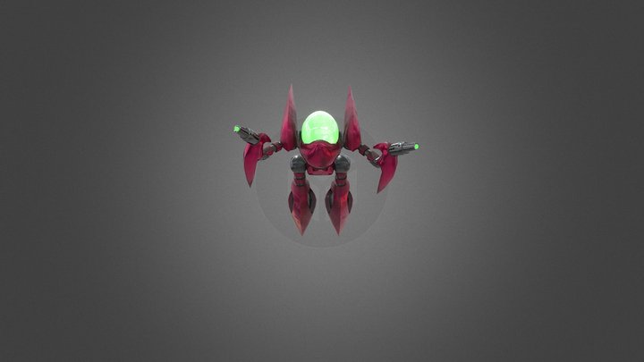 Dread Rush - Mecha Final 3D Model