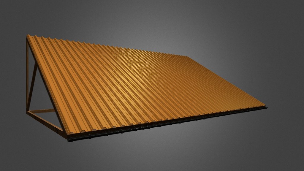 Roof Sheet 3D model by smin [65606cd] Sketchfab