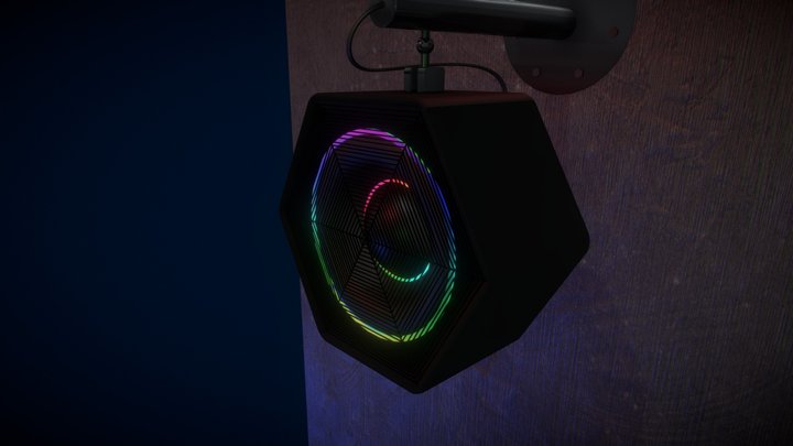 Speker / Cyber punk 3D Model