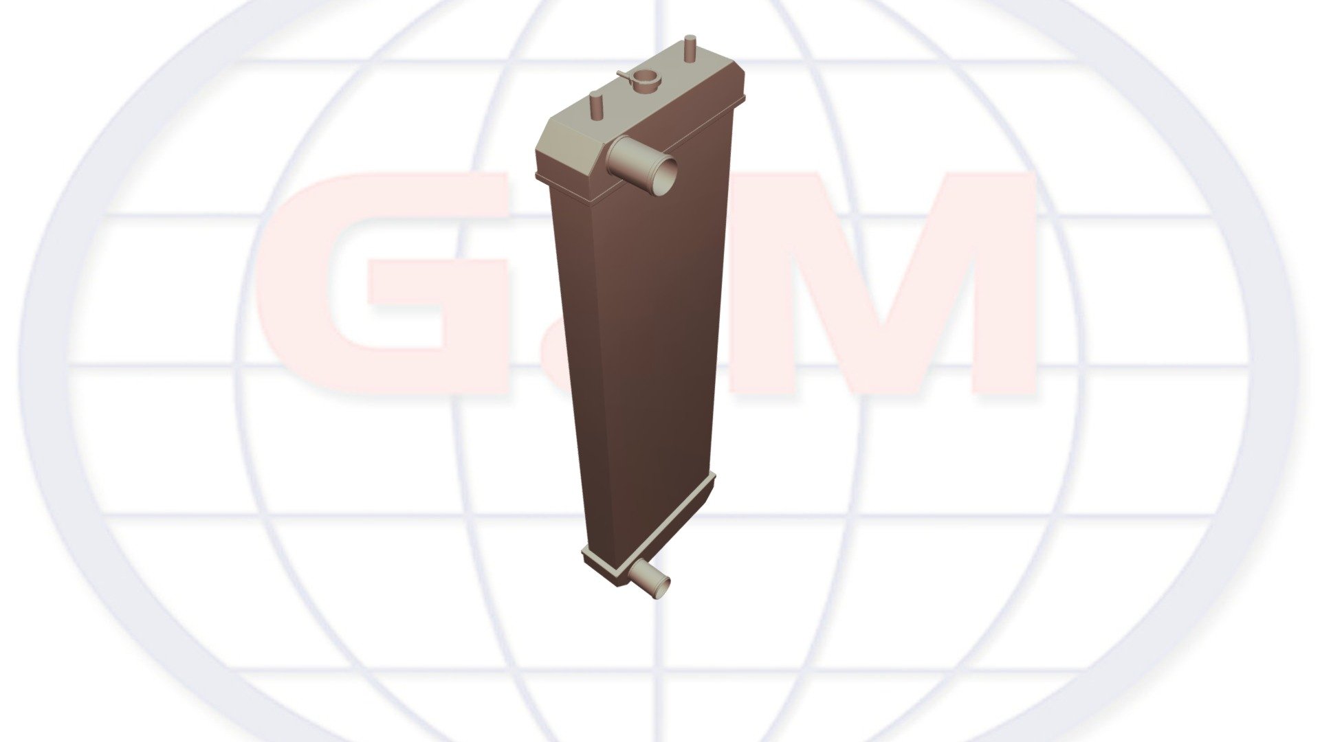 11267 HITACHI Excavator Forester Complete Radiator