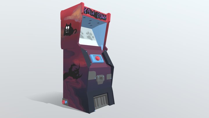 Arcade machine 3D Model
