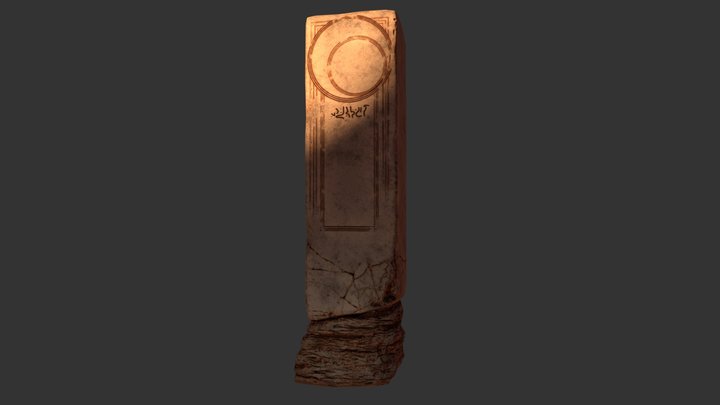 Desert Obelisk 3D Model