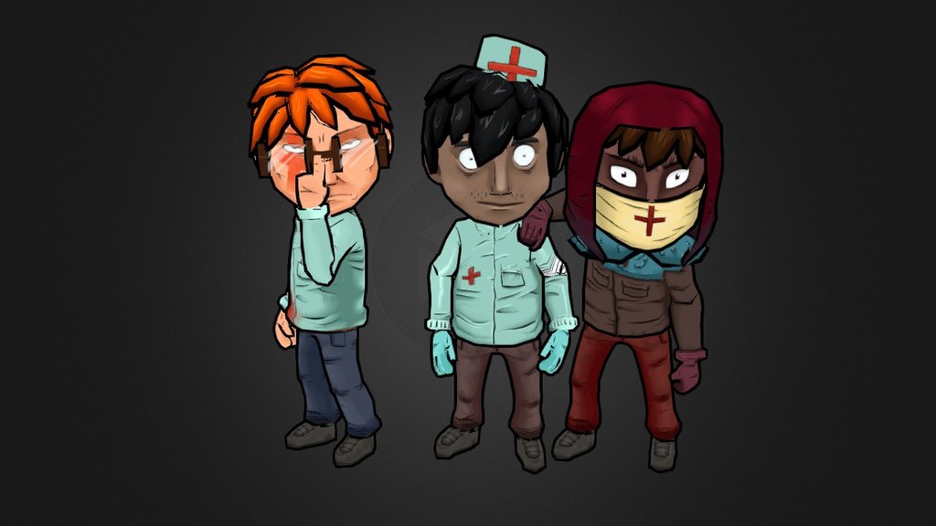 City Invaders - Medics - 3D model by lonestonestudio [656224c] - Sketchfab
