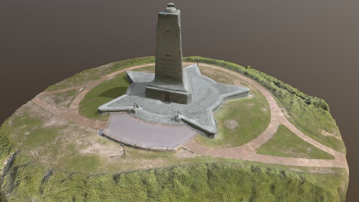 The Wright Brothers Memorial 3D Model