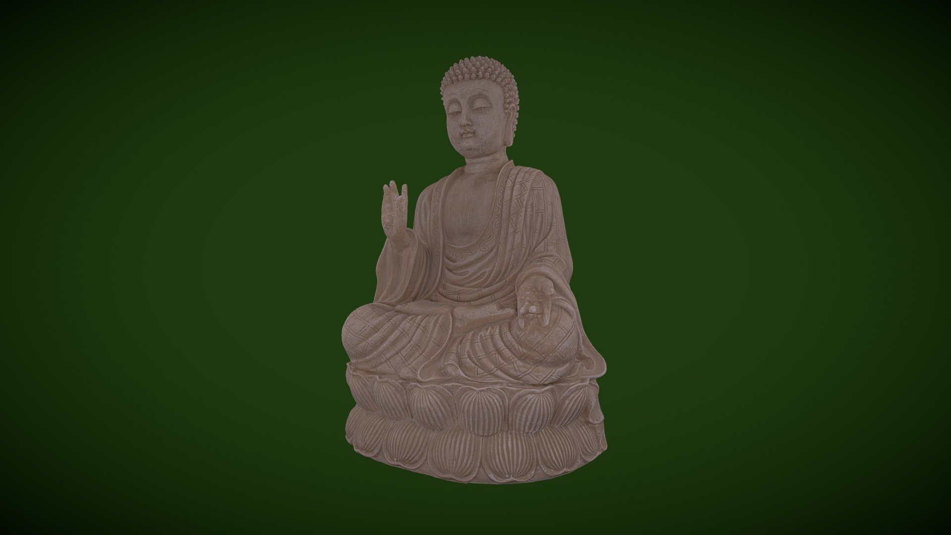 Lotus Buddha — Sketchfab embed 3D viewer