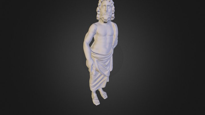 Roman Asclepius - digitally restored - low res 3D Model