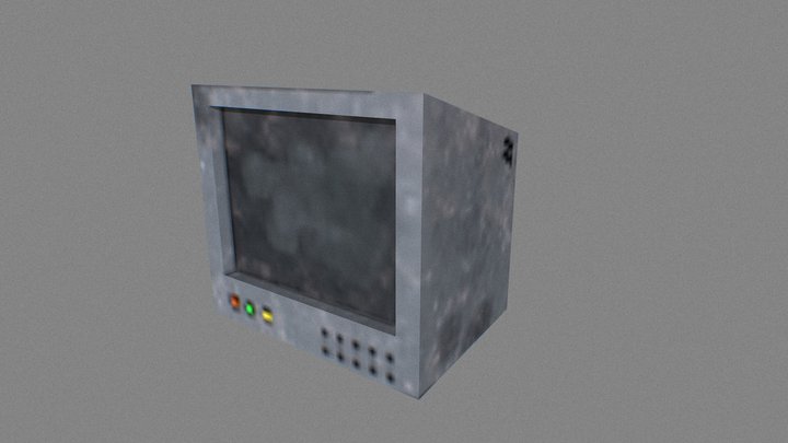 PS1 TV 3D Model