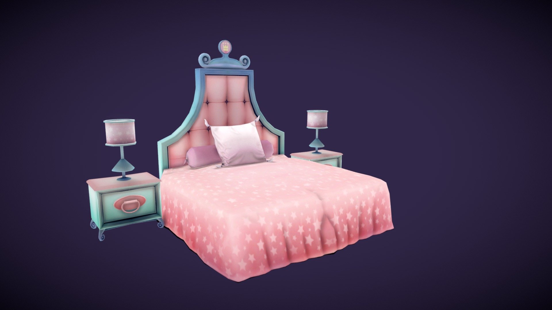 Stylized Bed - Buy Royalty Free 3D model by Ghan (@genghisghan ...