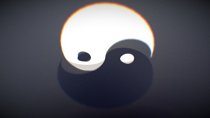 Yin & Yang Animation 3D Model