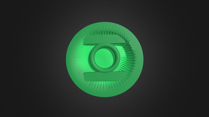 Green Lantern's Ring (DC Comic) 3D Model