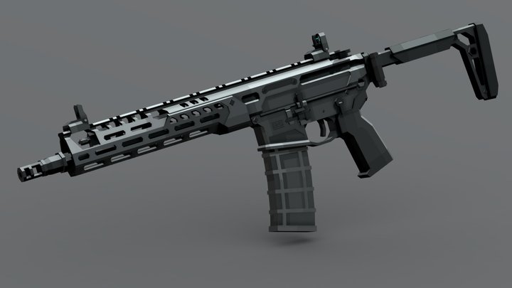 SIG MCX SPEAR LT 3D Model