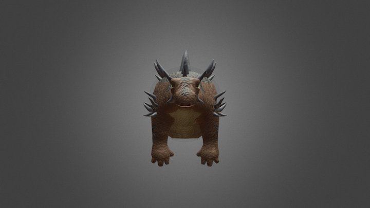 Kentrosaurus Character Model 3D Model